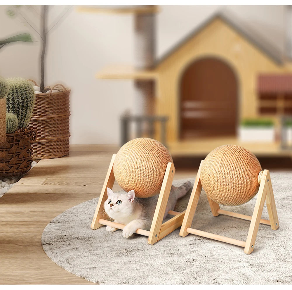 griffoir pour chat-boule