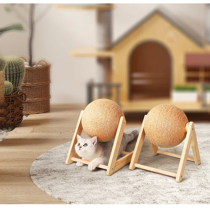 griffoir pour chat-boule