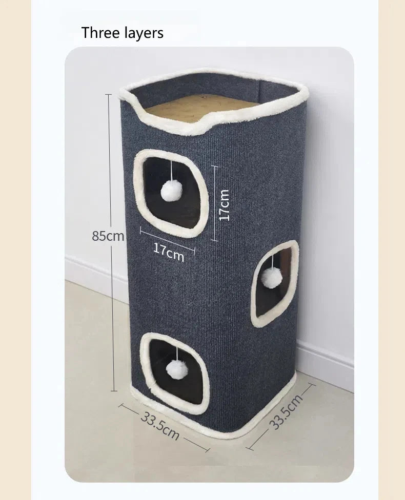 arbre à chat-hublot