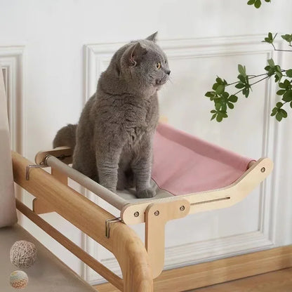 hamac pour chat- bois