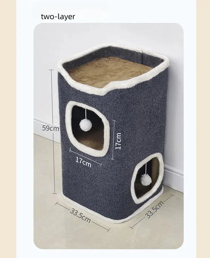 arbre à chat-hublot