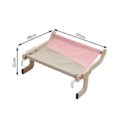 hamac pour chat- bois
