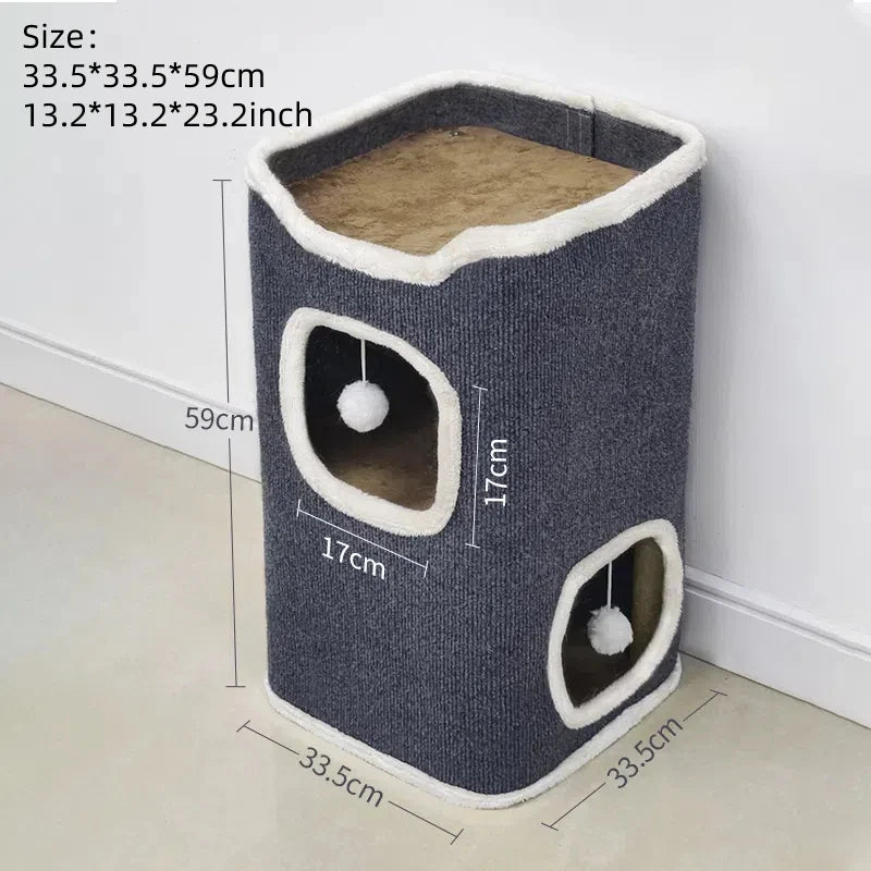 arbre à chat-hublot