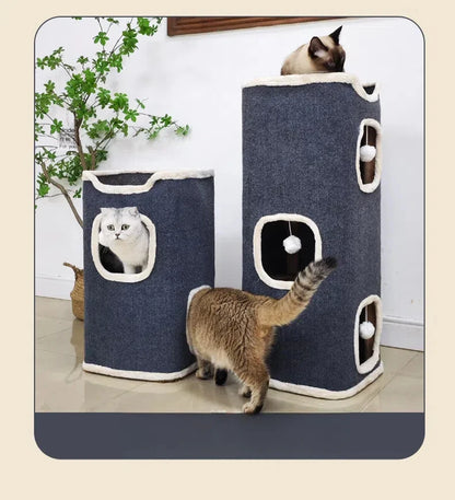 arbre à chat-hublot