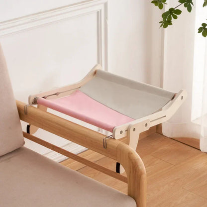 hamac pour chat- bois