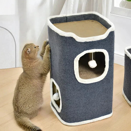 arbre à chat-hublot