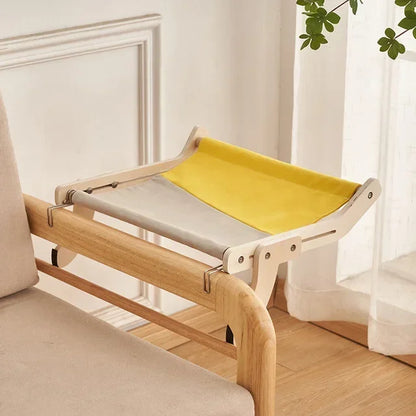 hamac pour chat- bois