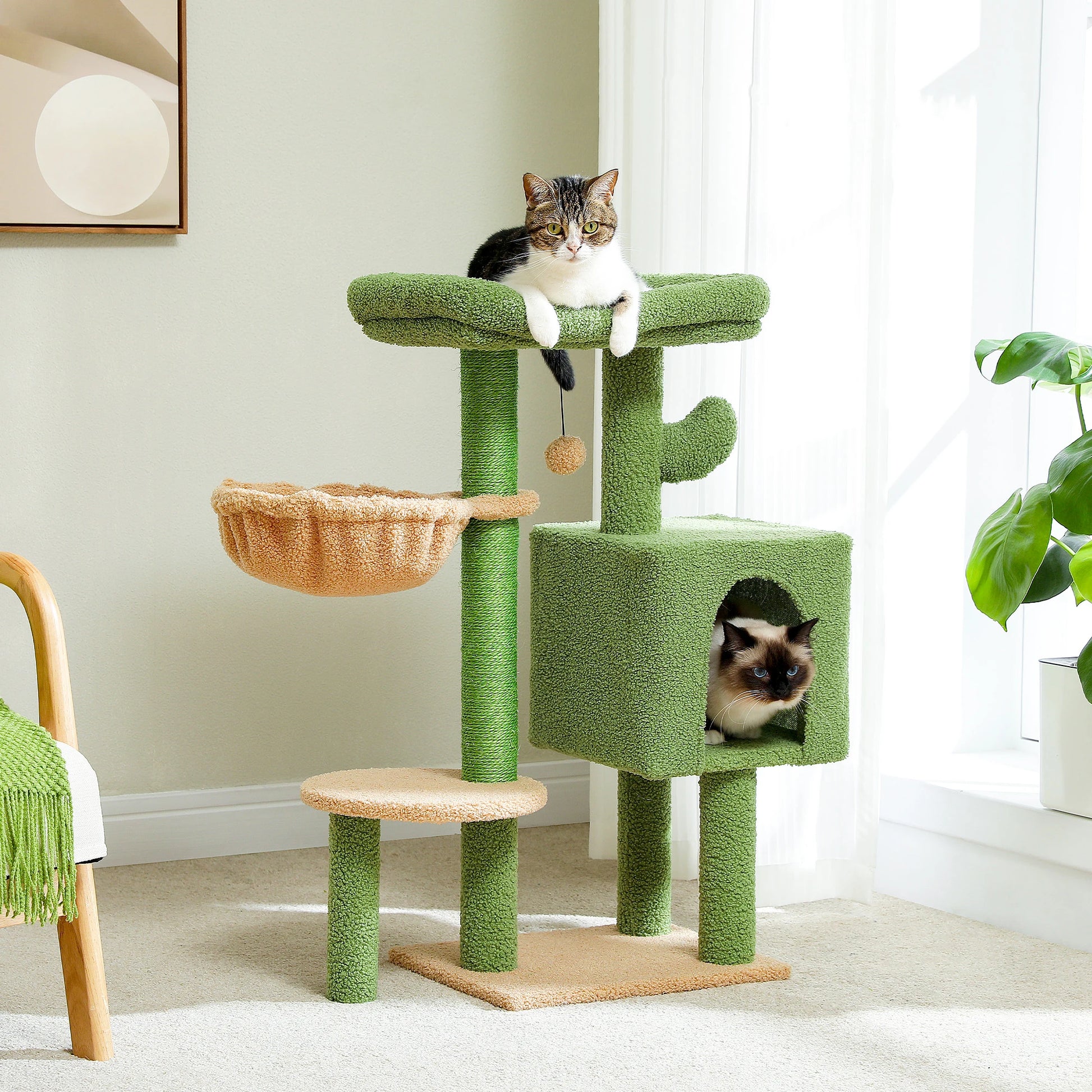 arbre à chat 3 étages reposant
