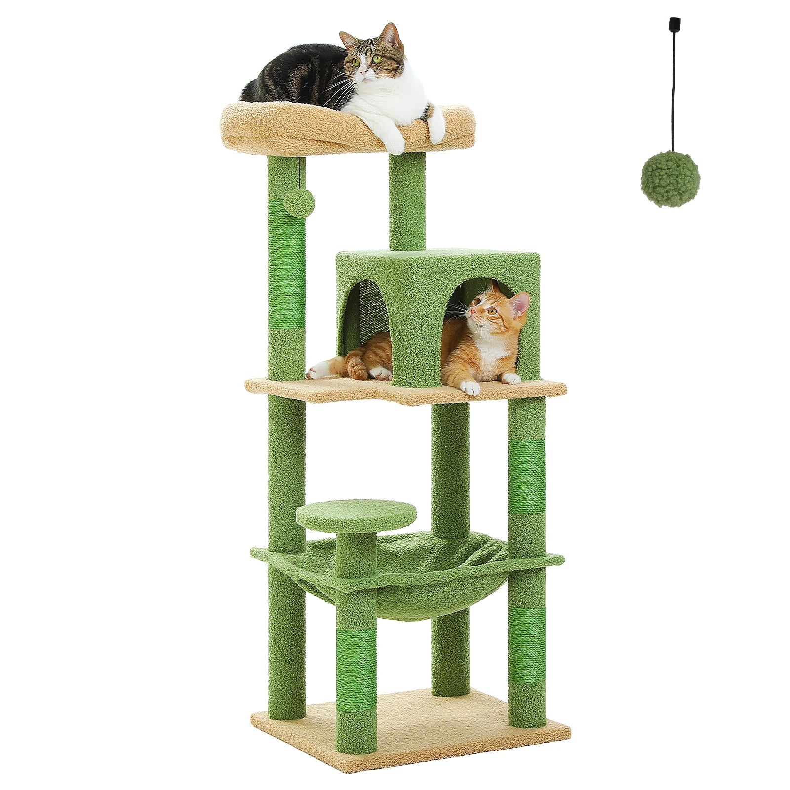 arbre à chat 4 étages amusant