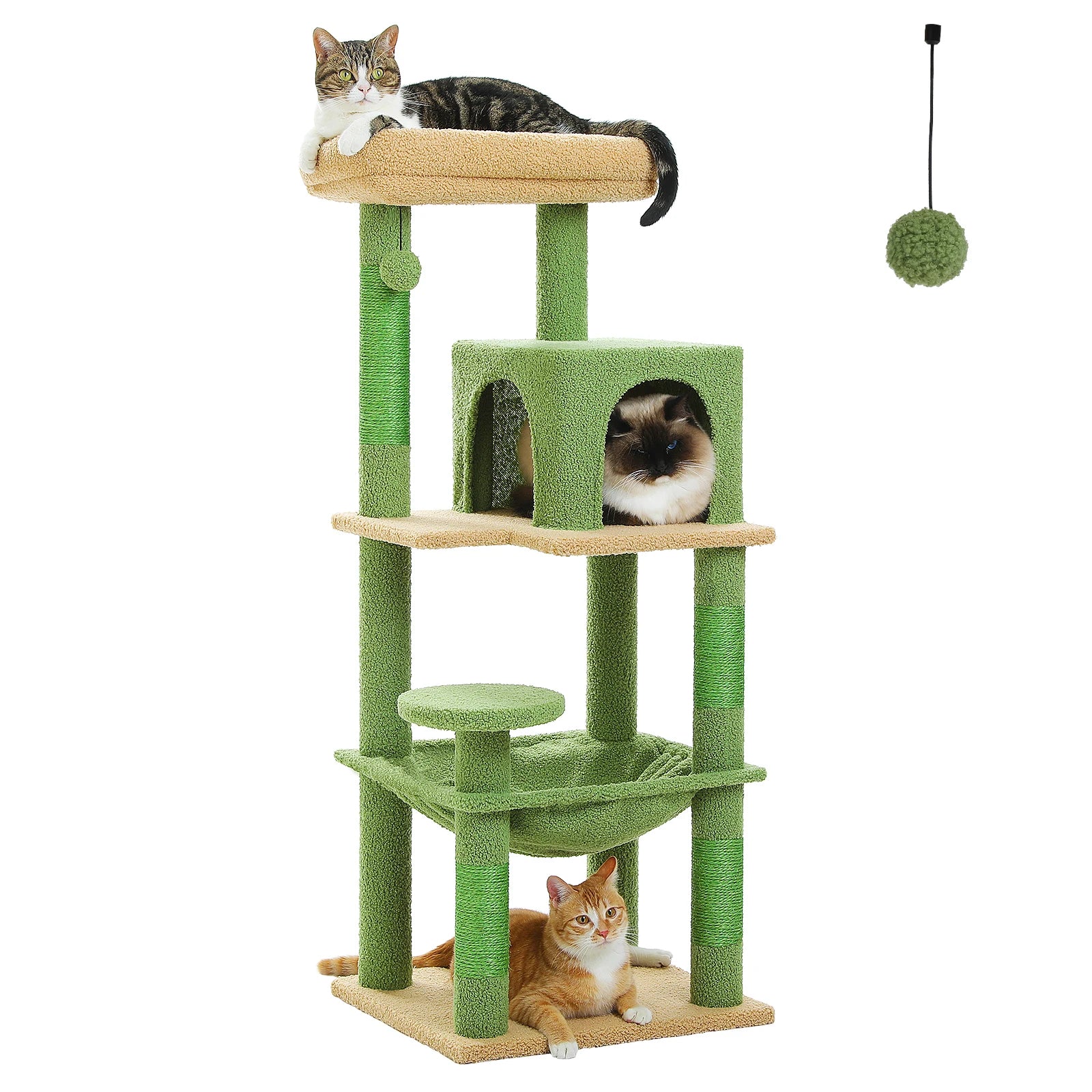 arbre à chat 4 étages reposant