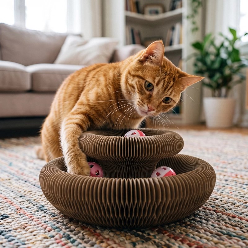 Griffoir Chat circulaire amusant