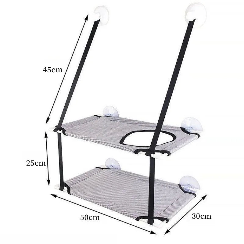 hamac-pour-chat-2-étages-dimensions