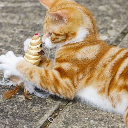 jouet chat souris en sisal captivant