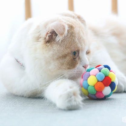 Jouet pour chat balle intrigant