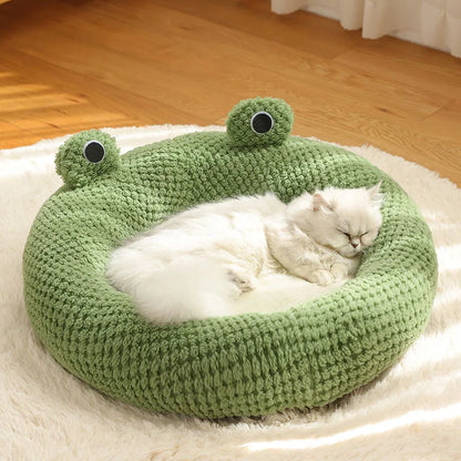 niche-chat-grenouille-reposant