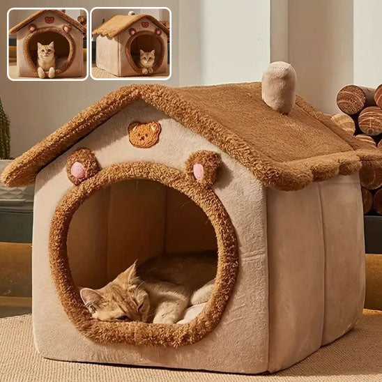 niche-pour-chat-grotte-reposant