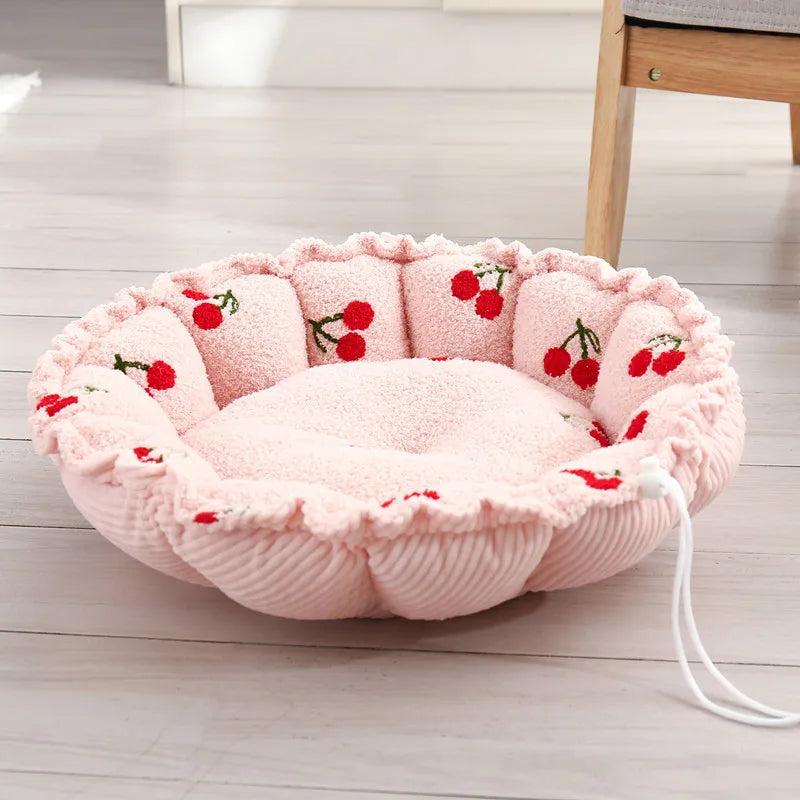 panier-chat-rond-rose