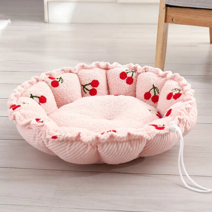 panier-chat-rond-rose